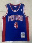 Maillot de Basket #4 Dumars Pistons M&N Bleu